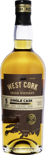 West Cork 5Yo Single Cask M&P 0,7 54,7%