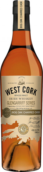 West Cork Glengarriff Bog Oak Charred Cask 43%