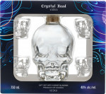 Crystal Head Vodka + 4 kieliszki